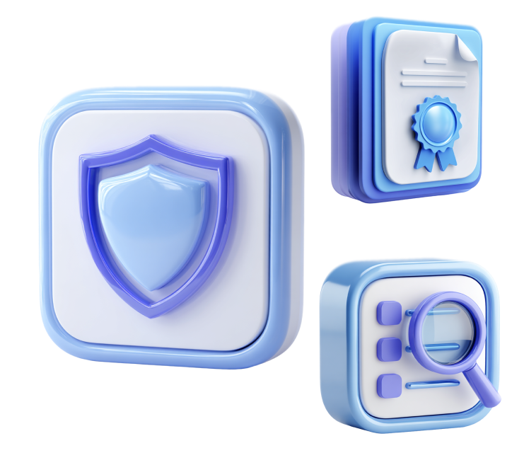 Security and licensing compliance graphic