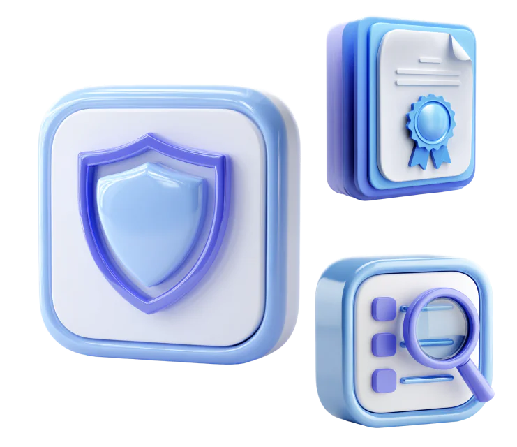 Security and licensing compliance graphic